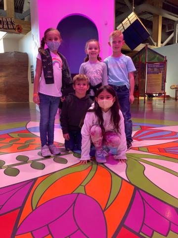 Students at the Museum of Natural Curiosity