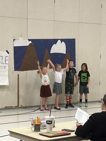 Students perform at Odyssey of the Mind Showcase