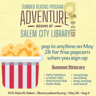 salem library ad for summer